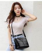 Bolso de mano bordado para mujer, bolsos de cuero de alta calidad para mujer, bolso de hombro para mujer, bolsos cruzados pequeños para mujer, bolso principal 2024