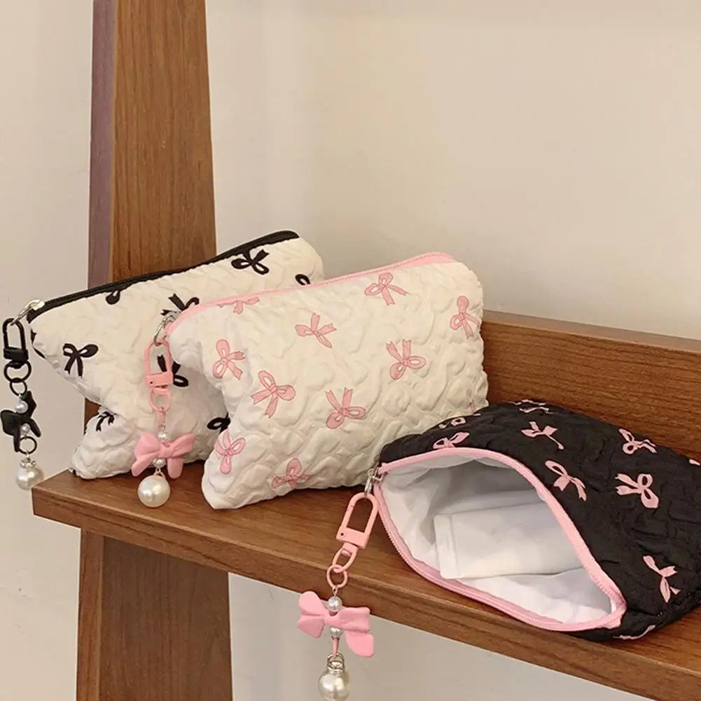 Bolsas de almacenamiento con cojín de aire para lápiz labial de gran capacidad, bolsa de maquillaje para mujer, bolso de viaje, bolsas de aseo, 1 ud.