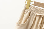 Pantalones De Mujer, nuevos Pantalones De pijama De lino y algodón para Mujer, Pantalones De pierna ancha, ropa De dormir femenina, pantalón para casa para primavera, verano y otoño