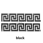 Nuevo 10 Uds. Adhesivo de espejo acrílico con borde de edificio, arte de pared, decoración DIY para el hogar, pegatinas de pared de espejo, decoración para el hogar y la Oficina, 100x100mm