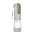 Dispensador portátil de botellas de agua para perros 2 en 1, alimentador de agua y comida para mascotas, cuencos para caminar al aire libre, senderismo, para gatos pequeños y perros