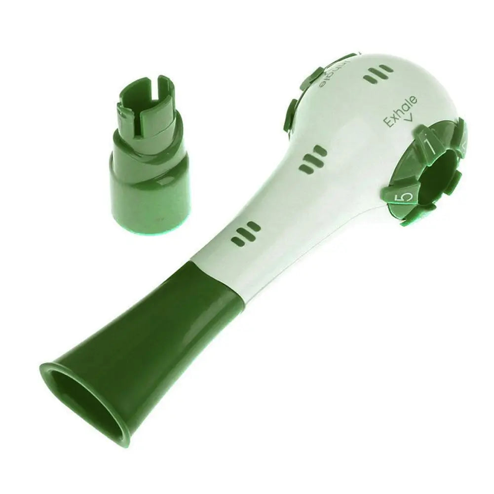 Entrenador de respiración, herramienta de entrenamiento de expansión pulmonar portátil de resistencia ajustable, aumenta la capacidad pulmonar, ejercitador Abdominal para correr