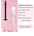 Crema de estilismo para cejas, Gel transparente resistente al agua, fijación de larga duración, maquillaje Natural, crema cosmética líquida transparente para estilizar cejas