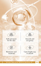 3/5 piezas BIOAQUA Crema de manos de arroz blanco, blanqueadora, hidratante, nutritiva, antienvejecimiento, productos para el cuidado de la piel de las manos
