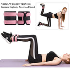 1 par de pesas ajustables para tobillo y muñeca (0,5 kg/1 kg) - correas ligeras de neopreno para correr, entrenamiento de fuerza de yoga para todas las edades