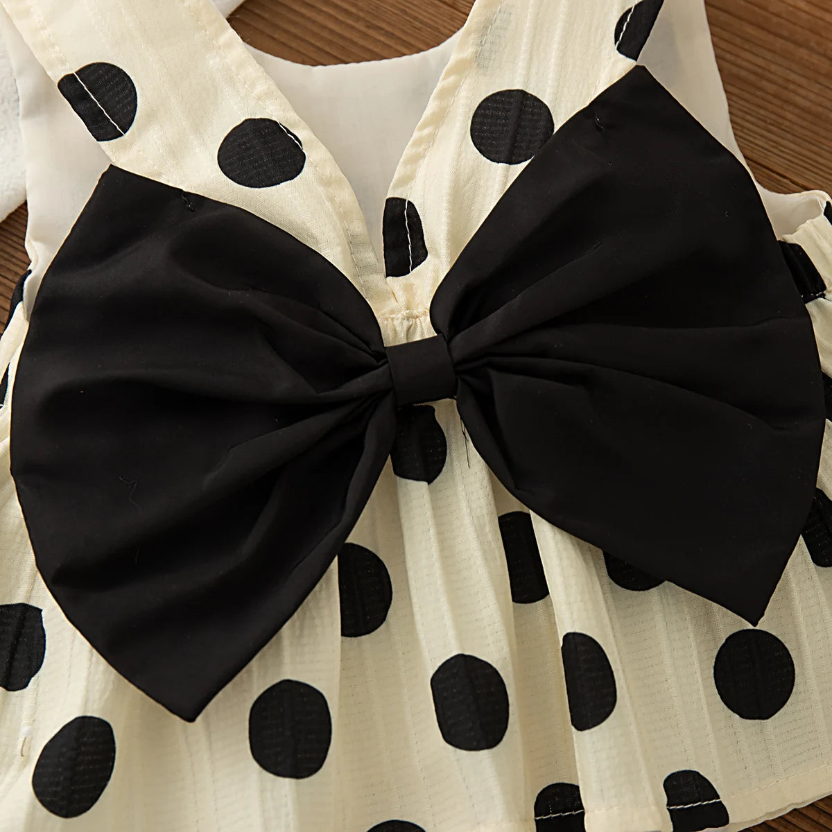 Conjunto de 2 piezas para niñas pequeñas, Top y pantalones cortos sin mangas con lazo de lunares de estilo coreano, traje informal de algodón de verano para bebés recién nacidos para jugar