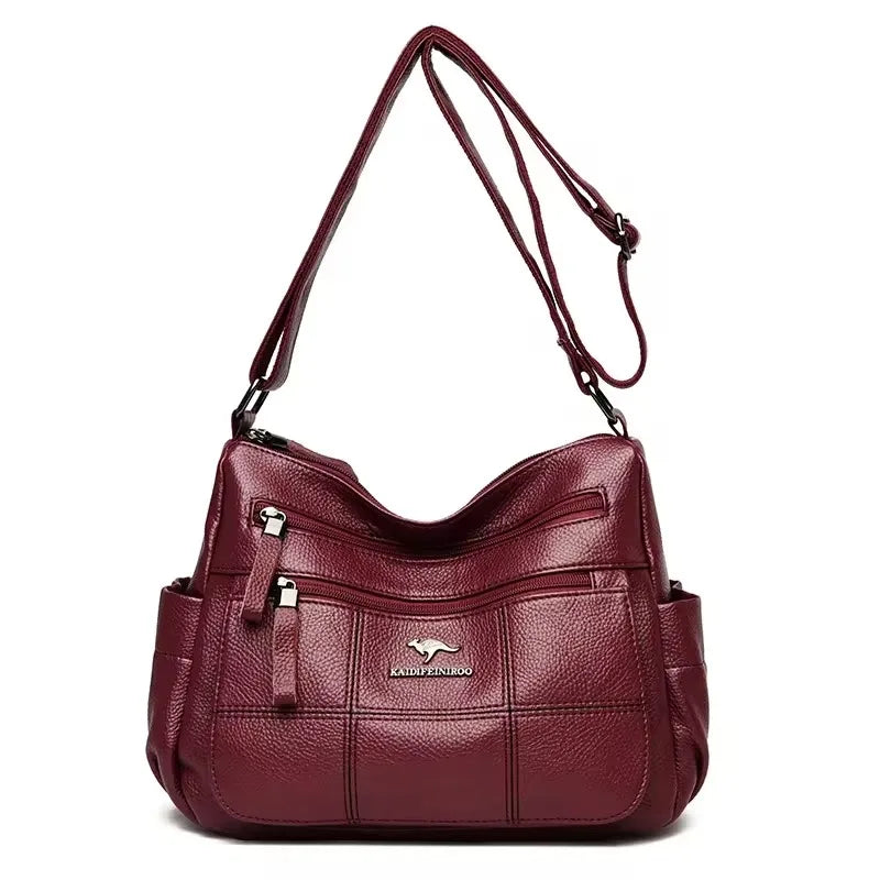 Bolso de mano bordado para mujer, bolsos de cuero de alta calidad para mujer, bolso de hombro para mujer, bolsos cruzados pequeños para mujer, bolso principal 2024