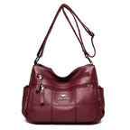 Bolso de mano bordado para mujer, bolsos de cuero de alta calidad para mujer, bolso de hombro para mujer, bolsos cruzados pequeños para mujer, bolso principal 2024