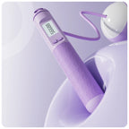 Cuerda para saltar Digital inteligente con función de conteo automático, diseño ponderado inalámbrico para entrenamiento cardio en interiores y exteriores, quema de grasa en casa