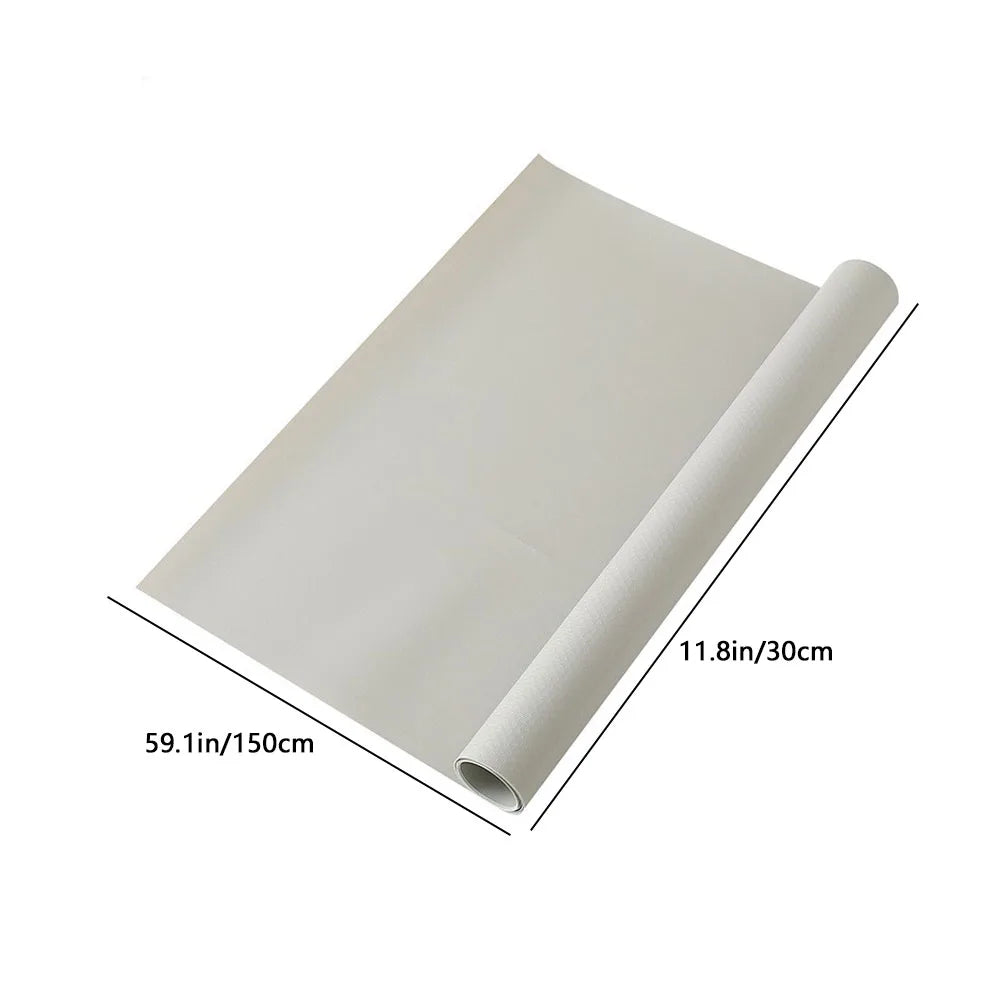 1 rollo de alfombrilla para cajón de armario de cocina, armario de papel, zapatero, alfombrilla a prueba de humedad, impermeable y a prueba de moho, alfombrilla para refrigerador