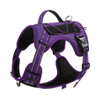 Arnés para Mascotas Multifuncional de Nailon Reflectante, Arnés Ajustable para Perros, Arnés de Pecho para Perros con Control Cómodo y Sin Tirones, Suministros para Mascotas