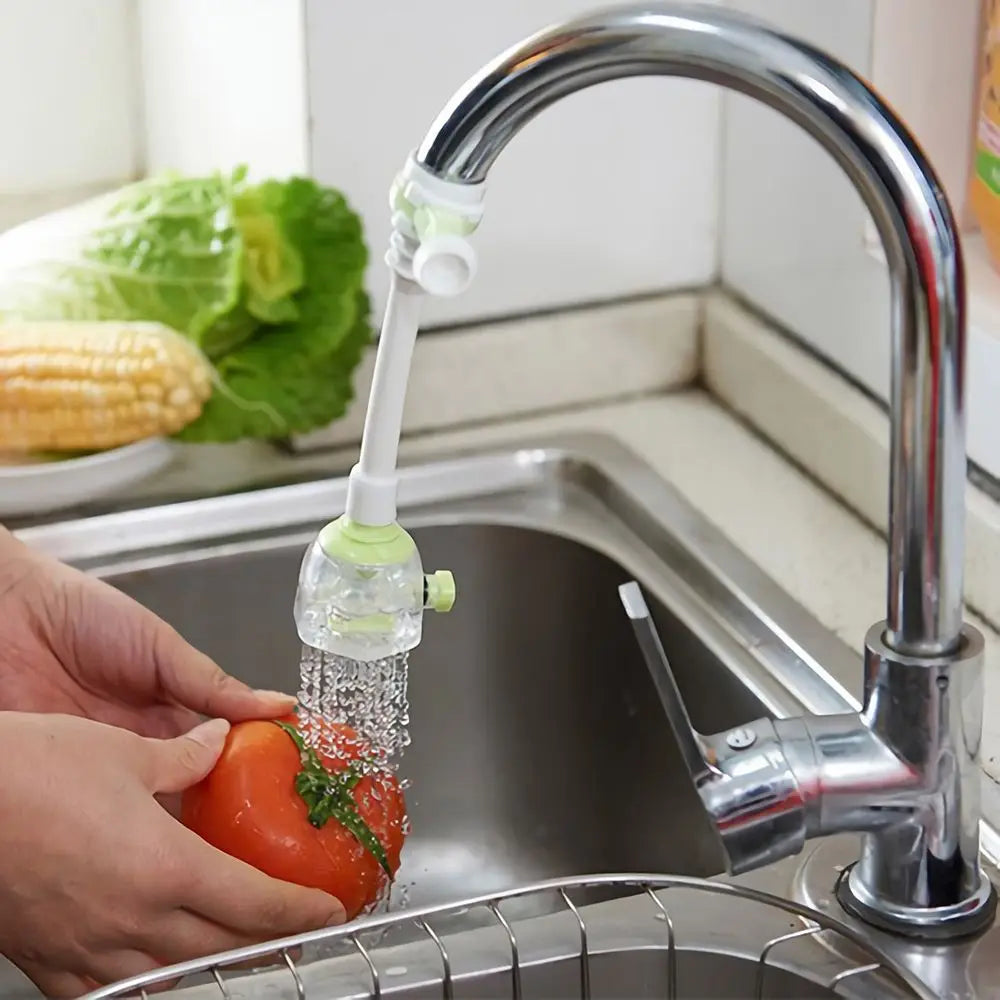 Extensor difusor Flexible que ahorra agua, filtro de agua a prueba de salpicaduras, cabezal de salida para grifo, extensor de grifo de agua para grifo de cocina