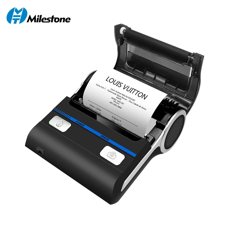 Milestone-impresora térmica portátil de recibos, precio de caja registradora, Dtf