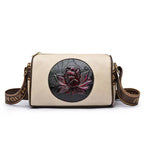 Bolso de mano bordado para mujer, bolsos de cuero de alta calidad para mujer, bolso de hombro para mujer, bolsos cruzados pequeños para mujer, bolso principal 2024