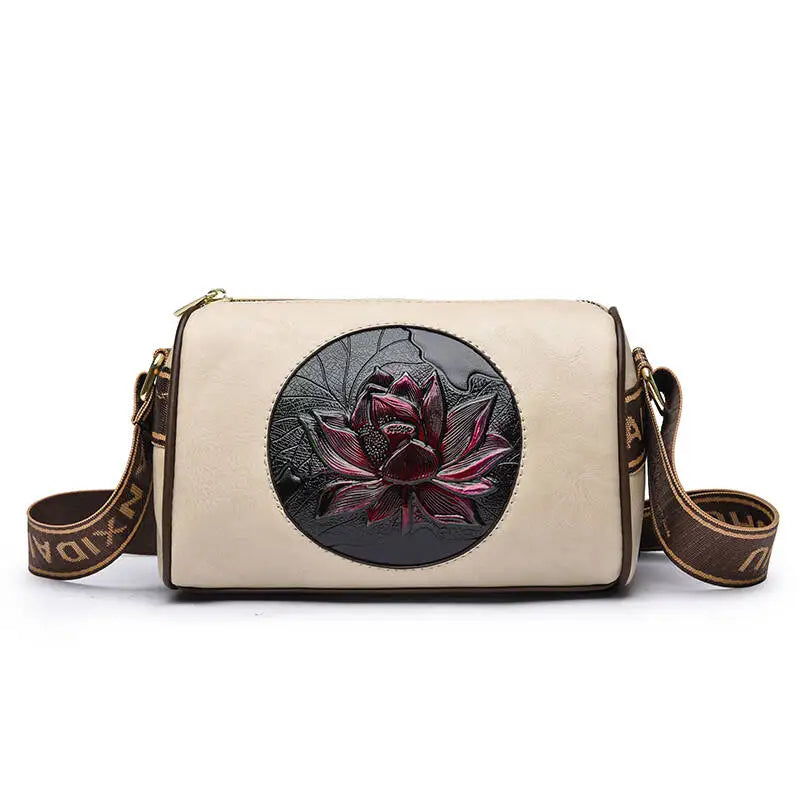 Bolso de mano bordado para mujer, bolsos de cuero de alta calidad para mujer, bolso de hombro para mujer, bolsos cruzados pequeños para mujer, bolso principal 2024