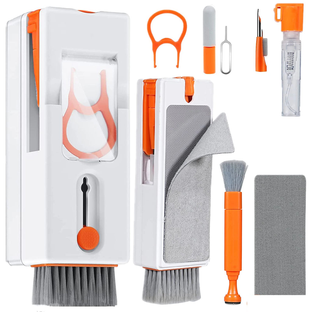 Kit de cepillo de limpieza de teclado 5 en 1, extractor de teclas, limpiador de auriculares para Airpods Pro 1 2 3, caja de auriculares Bluetooth, herramientas de limpieza