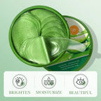 Mascarilla de colágeno de Aloe Vera para ojos, 60 uds., eliminación de ojeras, bolsas para ojos, parches hidratantes reafirmantes para ojos, productos para el cuidado de la piel