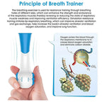 Entrenador de respiración, herramienta de entrenamiento de expansión pulmonar portátil de resistencia ajustable, aumenta la capacidad pulmonar, ejercitador Abdominal para correr