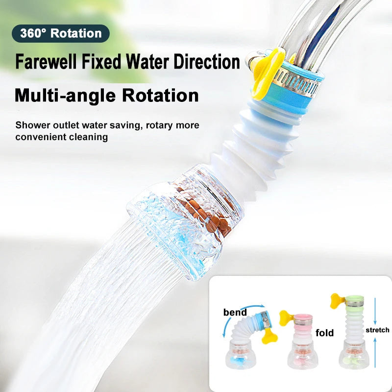 Grifo Universal de rotación de 360 grados, burbujeador giratorio, ahorro de agua, cabezal economizador, ducha, grifo de cocina, adaptador de boquilla, accesorios para fregadero