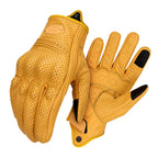 Guantes de Moto transpirables para motocicleta, Guantes de cuero para Motocross, Guantes de ciclismo para motorista, Guantes para montar en Moto con pantalla táctil