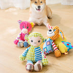 Juguete de peluche para mascotas, rompecabezas para perros y gatos, animales bonitos, resistente a mordeduras, interactivo, chirriante, limpieza de dientes de perro, juguete para masticar, suministros para mascotas