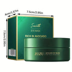 Mascarilla de ojos de colágeno dorado de aguacate, bolsas para ojos antiojeras, parches hidratantes reafirmantes para los ojos, crema reparadora para los ojos, productos para el cuidado de la piel