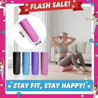 Rodillo de Yoga redondo, cilindro de espuma EVA, rodillo Hexagonal para ejercicio de Pilates, entrenamientos en casa mejorados, diámetro de 9,5 cm de longitud 29,7 cm
