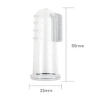 Cepillo de dientes súper suave para mascotas, cepillo para perros de peluche, herramienta para el cuidado de los dientes del sarro del mal aliento, limpieza de perros y gatos, suministros para mascotas de gel de sílice